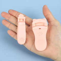 2pcs Portable Eyelash Curler with Silicone Replacement Pads