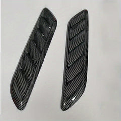2pcs Car Air Intake Side Vent Grille Covers - Shark Look
