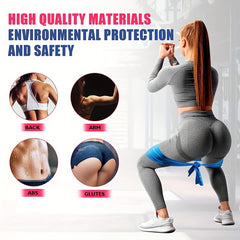 Yoga Resistance Exercise Bands Pilates Stretching Tension Band