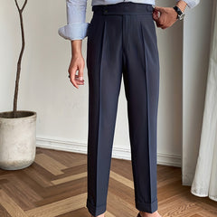 British Style Business Formal Wear Suit Pant Casual Office Trousers