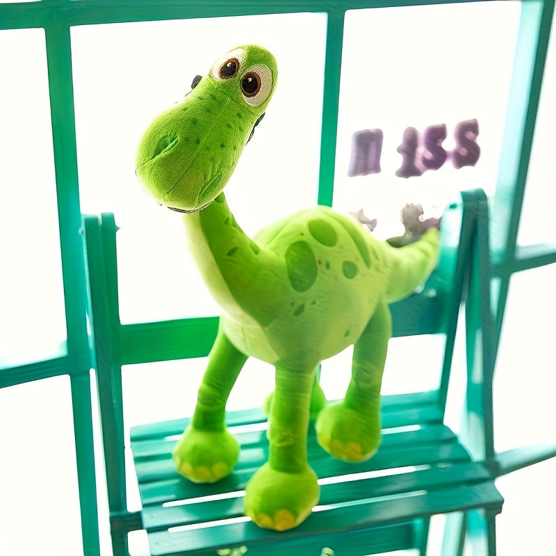 Soft Velociraptor Dinosaur Stuffed Animal Green Eyes Smile