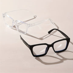 Clear Lens Glasses Square Eyewear Anti Light Eyeglasses