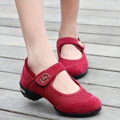 Women's Dance Shoes Rubber Soles Wear Resistant Anti Slip Training Shoes