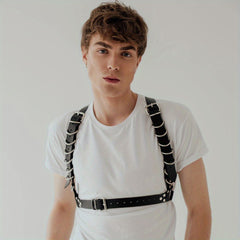 Men's Punk Body Chest Harness Shoulder Strap Belt