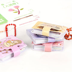 2pcs Mini Handbooks for Elementary School Students with Buckle