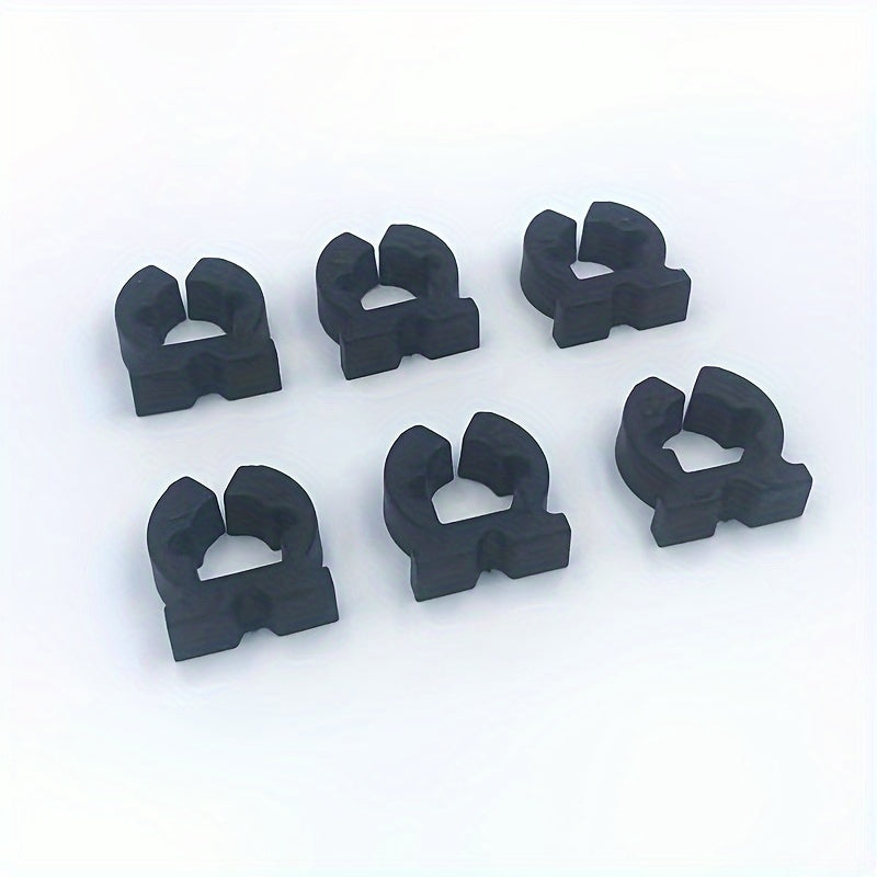 6pcs Pool Cue Clip Wall Mounted Rod Rack Snooker Stick Bracket Holder