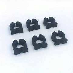 6pcs Pool Cue Clip Wall Mounted Rod Rack Snooker Stick Bracket Holder