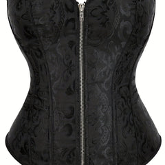 Zipper Waist Shaping Shapewear Bustier Corset Top Women's Underwear