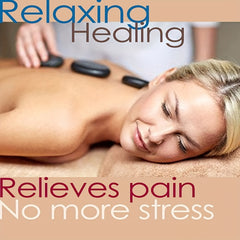6pcs Large Massage Stones for Home Spa Muscle Relaxation Yoga Healing