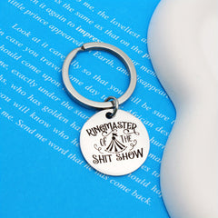 Letter Printed Keychain Backpack Purse Decoration Pendant