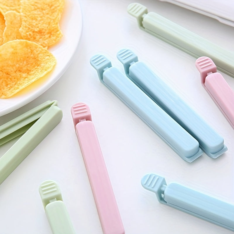 5pcs Plastic Sealing Clips Bag Clips Airtight Sealing Long Clips Kitche...