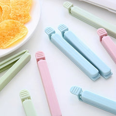 5pcs Plastic Sealing Clips Bag Clips Airtight Sealing Long Clips Kitche...