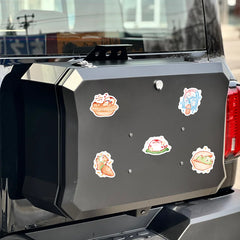 103pcs Colorful Food and Animal Stickers DIY Planner Decoration