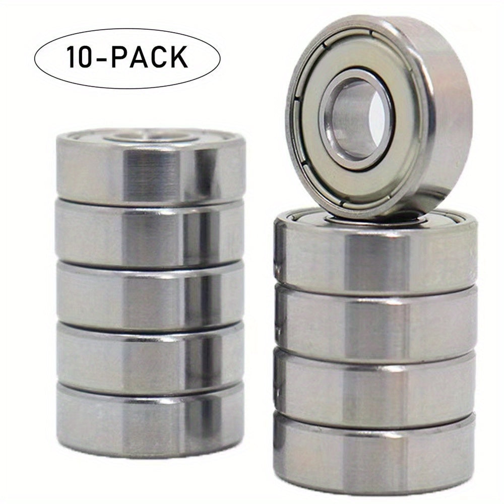 10pcs 608zz Ball Bearing Carbon Steel 8x22x7mm ABEC 7 Smooth Performance