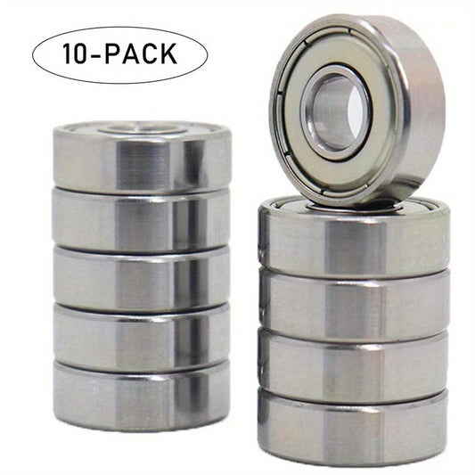 10pcs 608zz Ball Bearing Carbon Steel 8x22x7mm ABEC 7 Smooth Performance