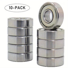 10pcs 608zz Ball Bearing Carbon Steel 8x22x7mm ABEC 7 Smooth Performance