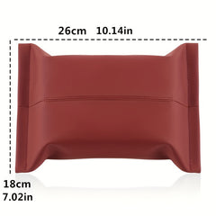 Car Tissue Box Leather Chair Back Draw Paper Bag Hanging Sun Visor Armrest Box