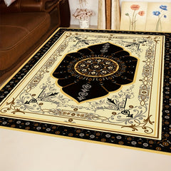Boho Anti Fatigue Kitchen Rugs Soft Faux Sheepskin Mat