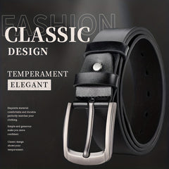 Men's Casual Buckle Belt PU Decorative Accessories