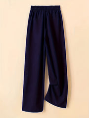 Drawstring Wide Leg Pants Casual Loose Pants