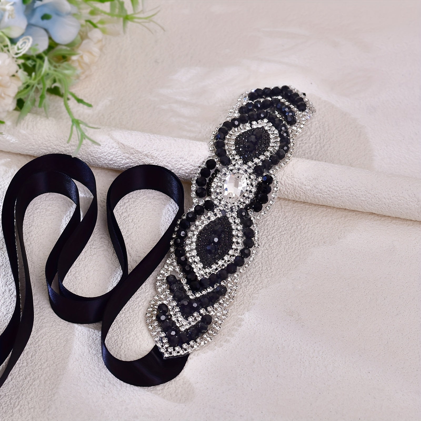 Crystal Star Theme Women's Belt for Halter Gown