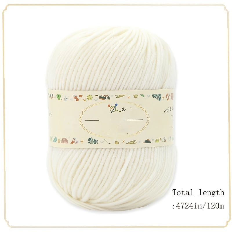 120m Wool Yarn for Knitting & Crochet