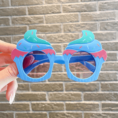 Funny Ice Cream Sunglasses for Kids UV Protection