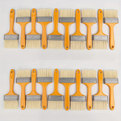 5pcs 7.62Cm Plastic Handle Paint Brush Bristle Paint Brush Synthetic Bristle Pai
