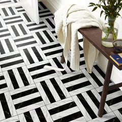 9pcs Marble & Floor Tile Sticker Waterproof PVC Wall Sticker
