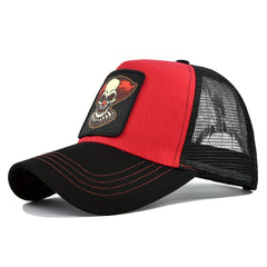 Unisex Mesh Baseball Cap Clown Embroidery Outdoor Sport Hat