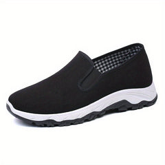Men's Slip-on Sneakers Casual Walking Shoes Comfy and Breathable Loafers