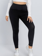 Solid High Rise Yoga Leggings