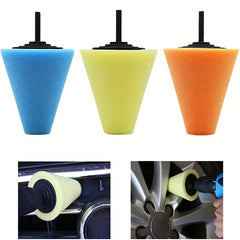 Car Wheel Hub Buffing Sponge Pads Automotive Care Tool