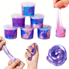 20 pcs Bright Glowing Slime Mixture DIY Toy Relaxation Gift Bag Fillers Soft Non