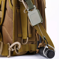 Retractable Backpack Hanging Buckle Keychain Keyring Outdoor Tool