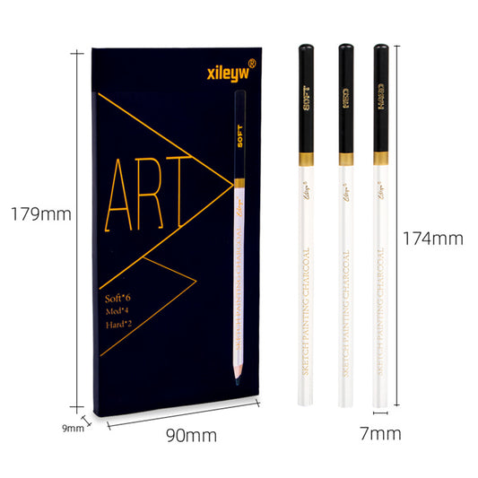 12pcs Sketch Charcoal Pencil Set Art Student Exclusive Sketch