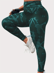 Tie Dye High Rise Yoga Leggings