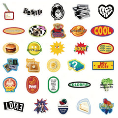 60pcs Graffiti Stickers Laptop Helmet Cup Waterproof Decoration Stickers