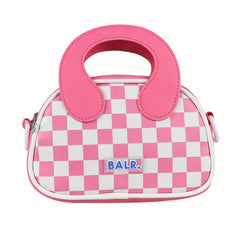 Girls Plaid Handbag Casual Shoulder Bag