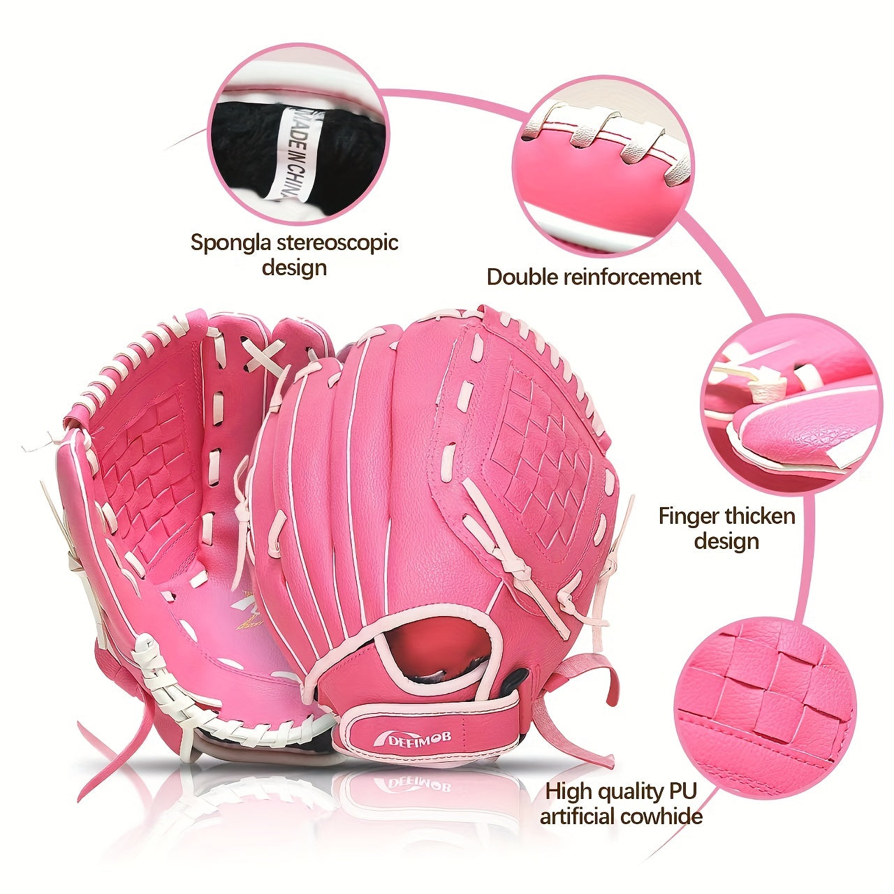 Baseball Gloves For Right handed Throwers Baseball Pitching Softball Mitt