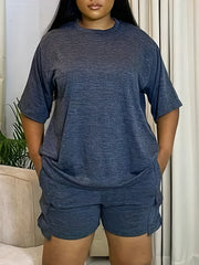 Casual Outfits 2 Piece Set Loose T shirt & shorts
