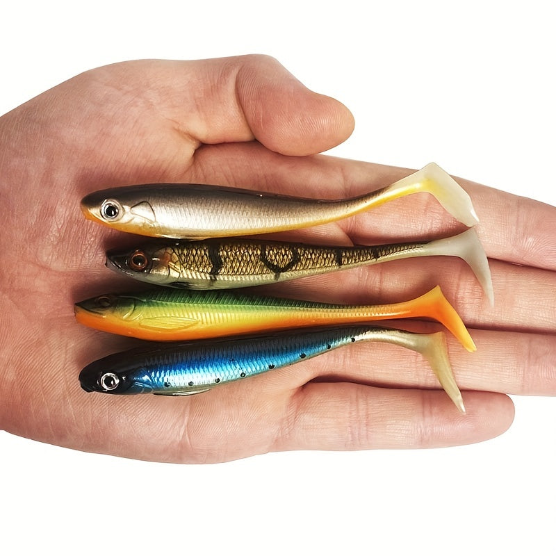 T Tail Soft Bait PVC Biomimetic Bait for Fishing