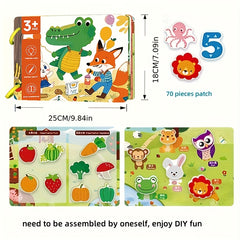 Interactive Cognitive Busy Book for Kids