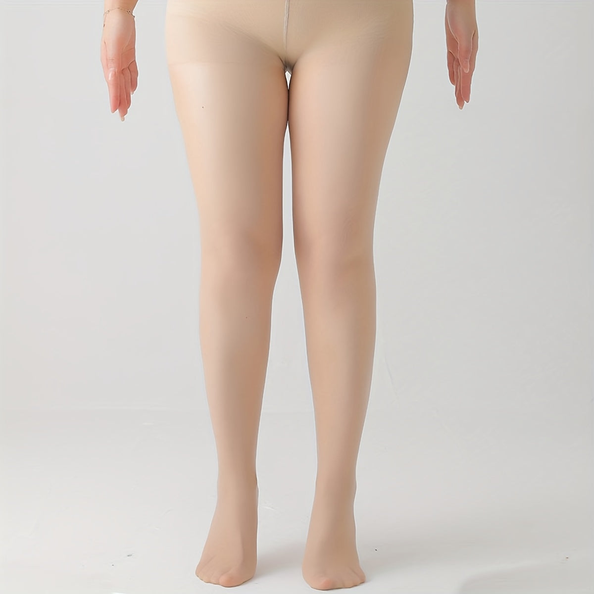 Sheer High Waist Slim Footed Pantyhose Women's Stockings