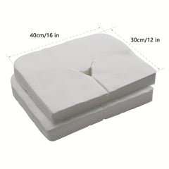 100pcs Disposable Massage Headrest Pads Face Cradle Covers