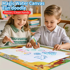 Magic Watercolor Canvas Mat Non Toxic Washable Kids Art Pad