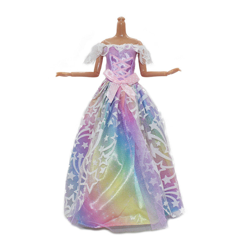 Long Evening Dress Skirt For Barbie&BJD Doll Sexy 29 Doll Accessories