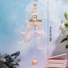 Leather Feather Butterfly Wind Chime Pendant Home Decoration