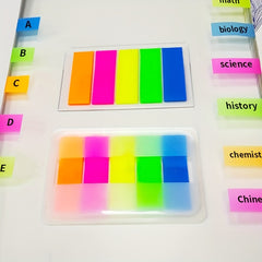 500 Sheets Transparent Sticky Notes 5 Pack