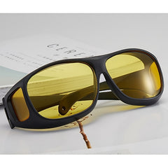 Men's Cycling Sports Sunglasses Large Frame Night Vision Goggles